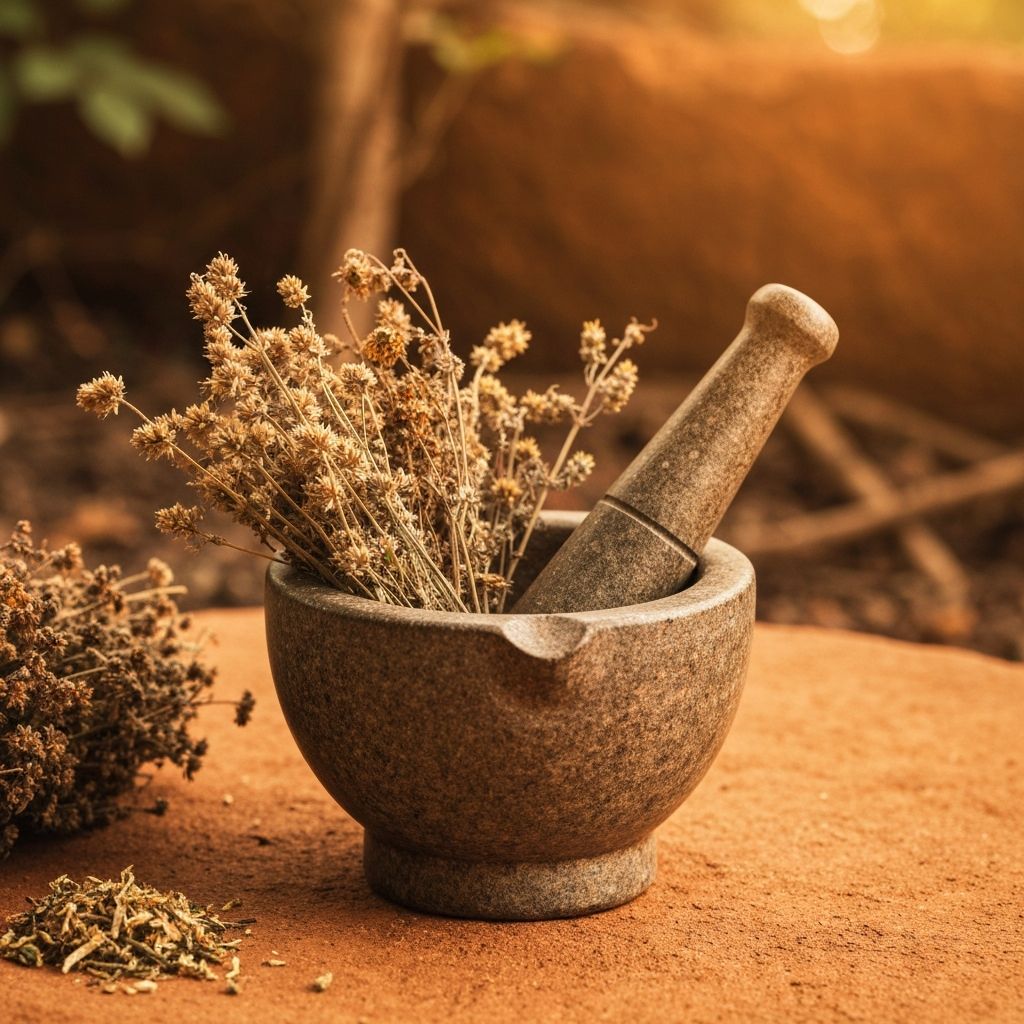 Traditional herbal preparation with natural ingredients